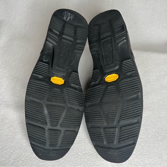 Samuel Hubbard Shoe Mens Founder Leather Black Lace Up Casual Vibram Sole 9.5 - Picture 9 of 15